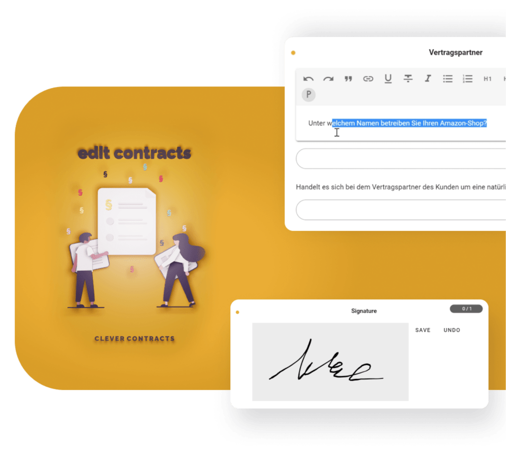 Legal Tech, Vertragssoftware, Clever Contracts